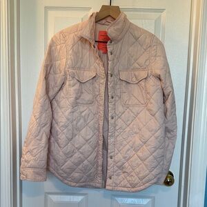 J. Crew Pink Quilted Puffer Jacket